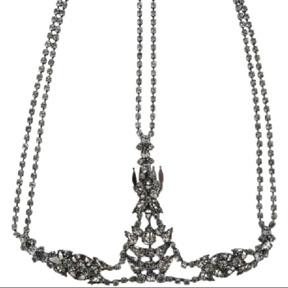 BCBG hair piece head piece prom jewelry
